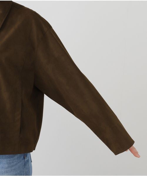 FRAMeWORK（フレームワーク）の「≪追加≫フェイクスエードブルゾン（その他アウター・レディース・ブラウン・FREE）」の12枚目の写真