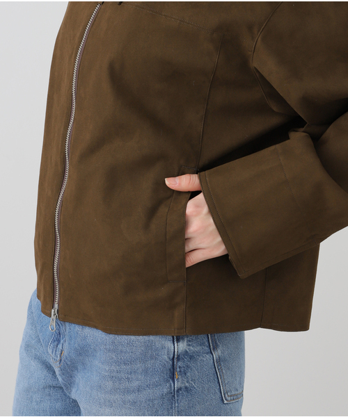 FRAMeWORK（フレームワーク）の「≪追加≫フェイクスエードブルゾン（その他アウター・レディース・ブラウン・FREE）」の13枚目の写真