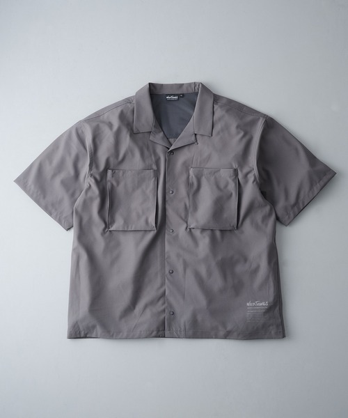 WILD THINGS(ワイルドシングス)の「【WILD THINGS】OPEN COLLAR POCKET SHIRT / WT26041AD(シャツ/ブラウス・メンズ・グレー/ブラック・M/S/XL/L)」の14枚目の写真