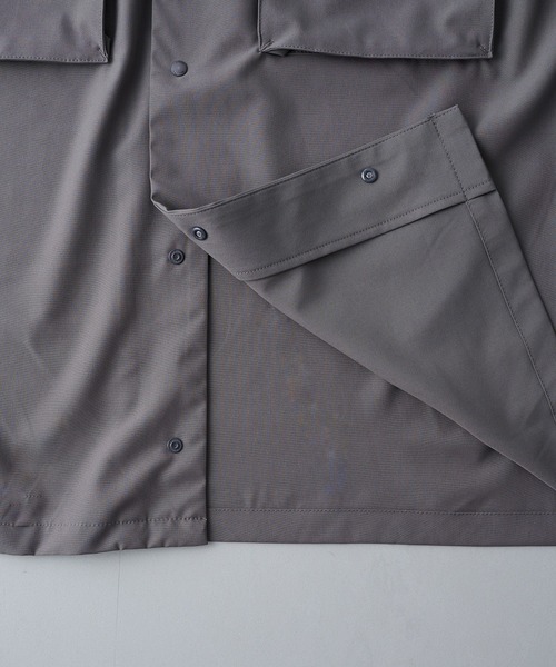WILD THINGS(ワイルドシングス)の「【WILD THINGS】OPEN COLLAR POCKET SHIRT / WT26041AD(シャツ/ブラウス・メンズ・グレー/ブラック・M/S/XL/L)」の10枚目の写真
