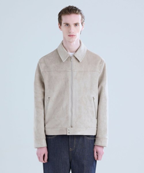 マンダスエードジャケットベージュ