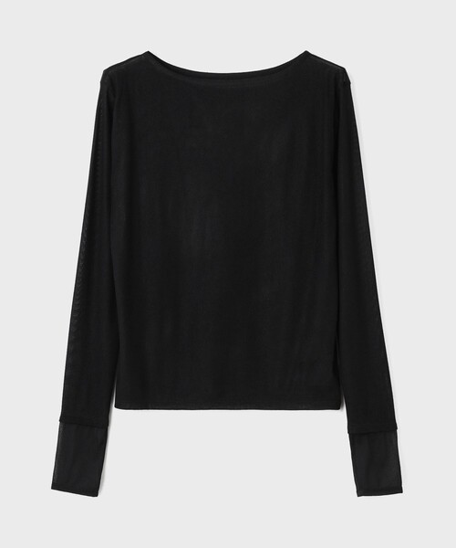 Diagram(ダイアグラム)の「シアーレイヤードカットトップ(Tシャツ/カットソー・レディース・ホワイト/ブラック・36)」の20枚目の写真