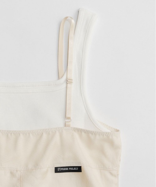 PRANK PROJECT（プランクプロジェクト）の「【2026Spring Pre-Order】ランジェリーコラージュトップ / Lingerie Collage Top（キャミソール・レディース・ブラック/アイボリー・FREE）」の13枚目の写真