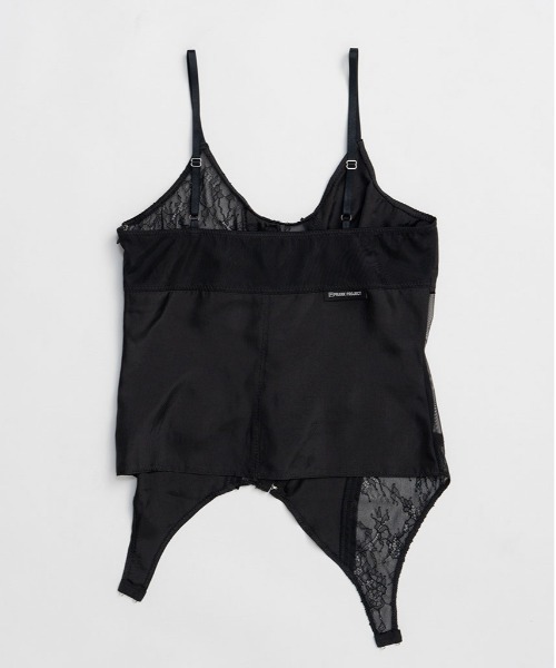 PRANK PROJECT（プランクプロジェクト）の「【2026Spring Pre-Order】ランジェリーコラージュトップ / Lingerie Collage Top（キャミソール・レディース・ブラック/アイボリー・FREE）」の6枚目の写真
