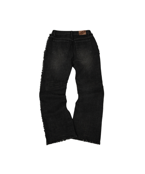 MEA（メア）の「VINTAGE BOOTCUT DENIM PANTS [BLACK]（デニムパンツ・レディース・その他・3/2）」の2枚目の写真