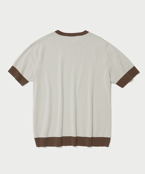 OUTSTANDING（アウトスタンディング）の「HS JACQUARD KNIT PALM TREE_BROWN（Tシャツ/カットソー・レディース・その他・SMALL/MEDIUM/LARGE）」の2枚目の写真