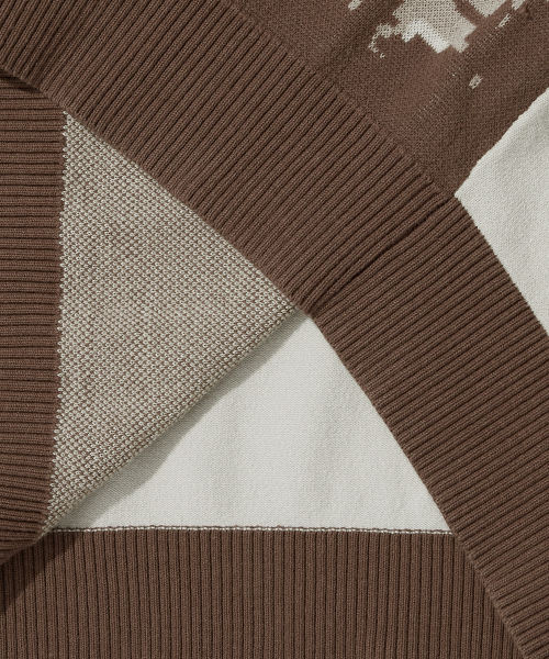 OUTSTANDING（アウトスタンディング）の「HS JACQUARD KNIT PALM TREE_BROWN（Tシャツ/カットソー・レディース・その他・SMALL/MEDIUM/LARGE）」の6枚目の写真