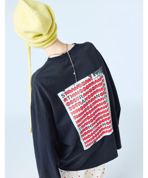 Little sunny bite(リトルサニーバイト)の「【8】【it】【Little sunny bite】stranger things x little sunny bite click verify long tee(Tシャツ/カットソー・レディース・ブラック/ホワイト/ピンク・SMALL/MEDIUM)」の10枚目の写真