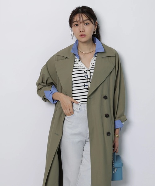 JUSGLITTY(ジャスグリッティー)の「配色シャツカラー長袖ニット(ニット/セーター・レディース・グレイッシュベージュ/ライトイエロー/ブラック系その他/ネイビー・2)」の21枚目の写真