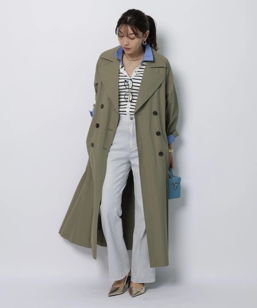 配色シャツカラー長袖ニット（ニット/セーター）｜JUSGLITTY（ジャス