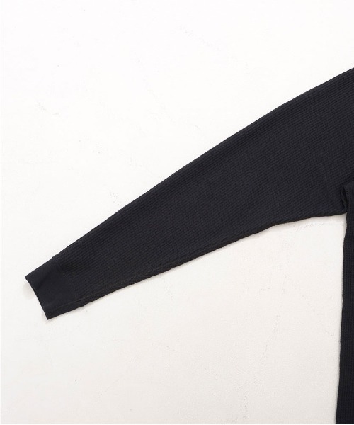 SILVER BULLET(シルバーバレット)の「『JEMORGAN LONG JOHNS/ジェーイーモーガンロングジョーンズ』CVCワッフルフルラグラン長袖Tシャツ【+】(Tシャツ/カットソー・メンズ・ダークベージュ/ブラック/杢グレー/ネイビー/ホワイト・XL/L/M)」の22枚目の写真