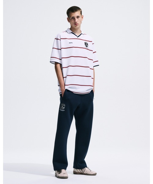 F.C.Real Bristol（エフシーレアルブリストル）の「CHAMPIONS BORDER S/S GAME SHIRT（ポロシャツ・メンズ・ブラック/ホワイト/イエロー・X-LARGE/LARGE/MEDIUM/SMALL/XX-LARGE）」の5枚目の写真