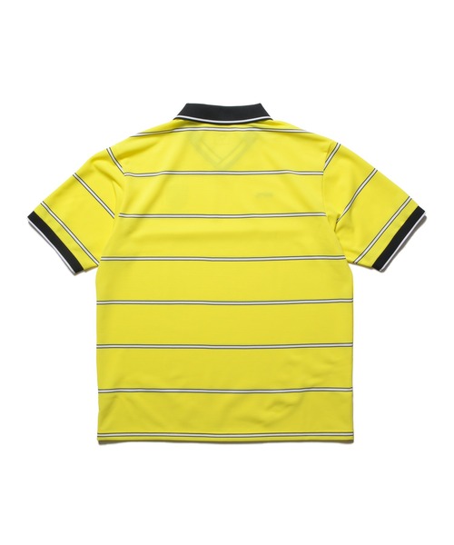 F.C.Real Bristol（エフシーレアルブリストル）の「CHAMPIONS BORDER S/S GAME SHIRT（ポロシャツ・メンズ・ブラック/ホワイト/イエロー・X-LARGE/LARGE/MEDIUM/SMALL/XX-LARGE）」の10枚目の写真