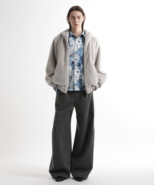 HARE（ハレ）の「アートフラワーガラシャツ(HARE)（シャツ/ブラウス・メンズ・ホワイト/ブラック/パープル・FREE）」の21枚目の写真