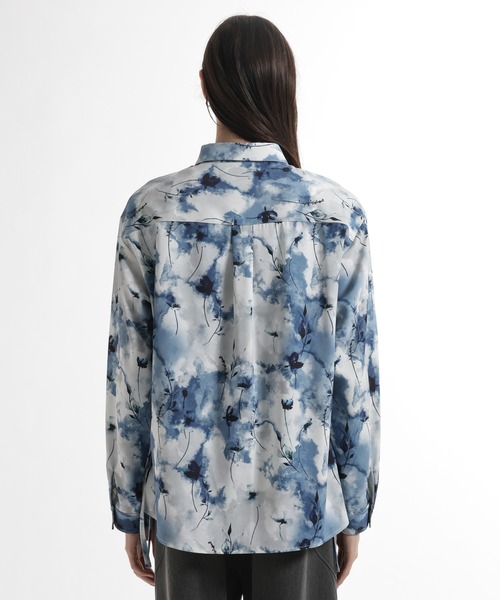 HARE（ハレ）の「アートフラワーガラシャツ(HARE)（シャツ/ブラウス・メンズ・ホワイト/ブラック/パープル・FREE）」の12枚目の写真