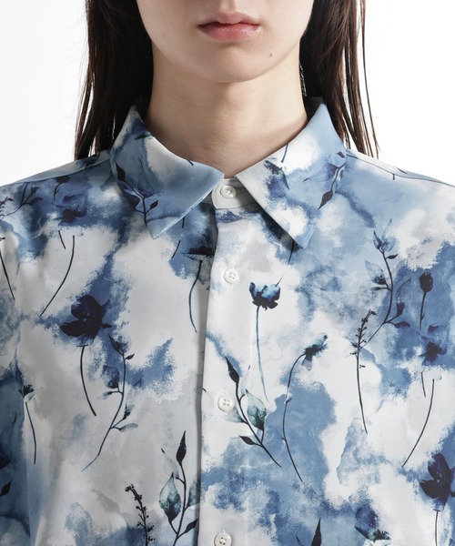 HARE（ハレ）の「アートフラワーガラシャツ(HARE)（シャツ/ブラウス・メンズ・ホワイト/ブラック/パープル・FREE）」の14枚目の写真