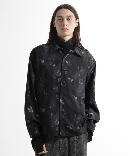 HARE（ハレ）の「アートフラワーガラシャツ(HARE)（シャツ/ブラウス・メンズ・ホワイト/ブラック/パープル・FREE）」の6枚目の写真