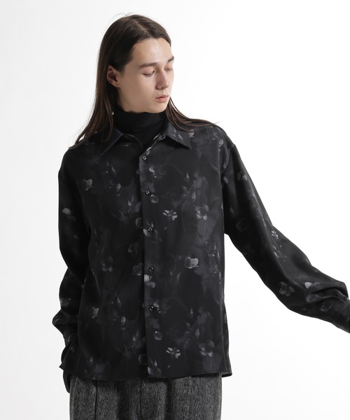 HARE（ハレ）の「アートフラワーガラシャツ(HARE)（シャツ/ブラウス・メンズ・ホワイト/ブラック/パープル・FREE）」の7枚目の写真