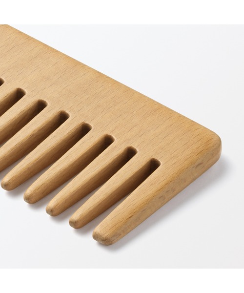 無印良品(ムジルシリョウヒン)の「ブナ材ヘアコーム 全長約10.7cm(ヘアブラシ・レディース・その他・FREE)」の3枚目の写真