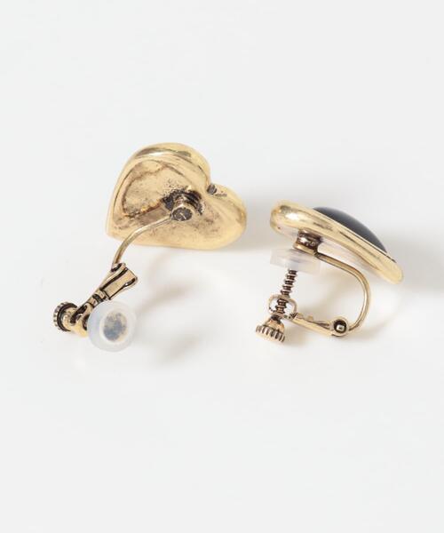 SMELLY(スメリー)の「ヴィンテージライクハートイヤリング(イヤリング・レディース・ブラック系その他・-)」の8枚目の写真