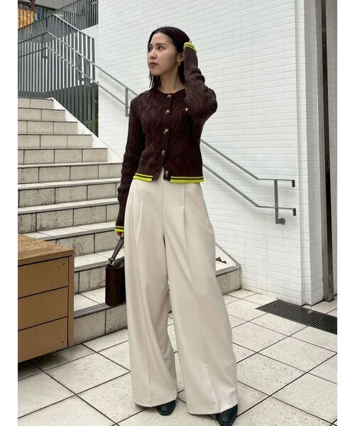 POLO BCS(ポロ ビーシーエス)の「【POLO BCSコラボ】コットンケーブルニットカーディガンスカートセットアップ(ワンピース・レディース・ホワイト/ライトブルー/ブラウン・MEDIUM/SMALL)」の22枚目の写真