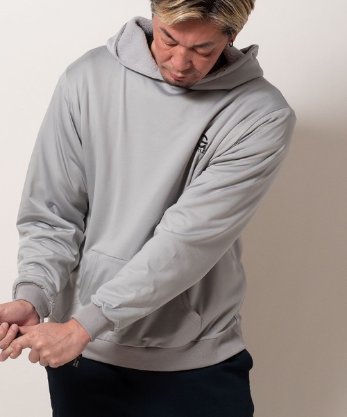 BAYBLO(ベイブロ)の「(SA) リバーシブル ボア ストレッチ パーカー(パーカー・メンズ・グレー/ブラック/カーキ/ネイビー・M/L/LL)」の3枚目の写真