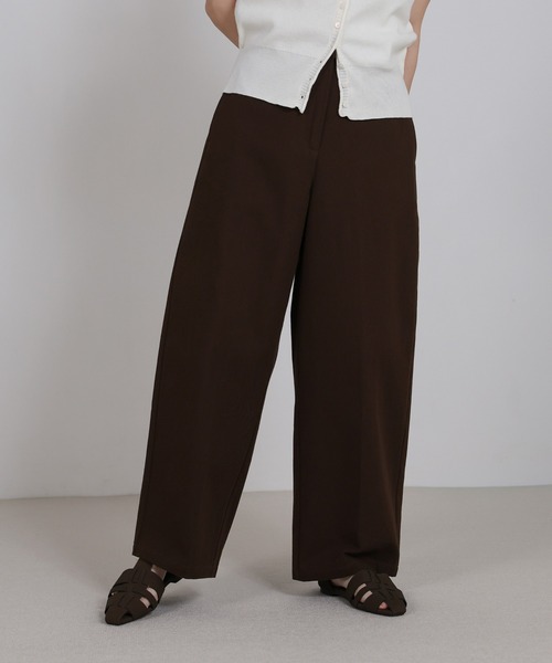 select MOCA（セレクトモカ）の「ハイウエストコットンカーブシルエットパンツ（その他パンツ・レディース・グレー/ホワイト/ブラウン・MEDIUM/LARGE）」の10枚目の写真