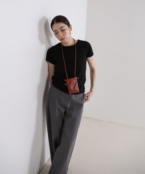 select MOCA（セレクトモカ）の「ハイウエストコットンカーブシルエットパンツ（その他パンツ・レディース・グレー/ホワイト/ブラウン・MEDIUM/LARGE）」の21枚目の写真