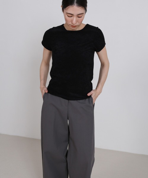 select MOCA(セレクトモカ)の「ハイウエストコットンカーブシルエットパンツ(その他パンツ・レディース・グレー/ホワイト/ブラウン・MEDIUM/LARGE)」の14枚目の写真