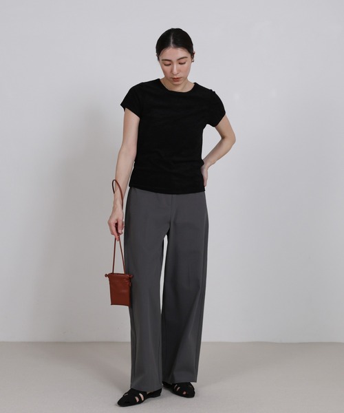 select MOCA（セレクトモカ）の「ハイウエストコットンカーブシルエットパンツ（その他パンツ・レディース・グレー/ホワイト/ブラウン・MEDIUM/LARGE）」の19枚目の写真