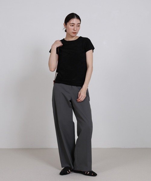 select MOCA（セレクトモカ）の「ハイウエストコットンカーブシルエットパンツ（その他パンツ・レディース・グレー/ホワイト/ブラウン・MEDIUM/LARGE）」の20枚目の写真