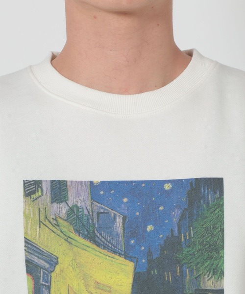 LAKOLE（ラコレ）の「【ラコレ アート】絵画裏毛プルオーバー / 635322（スウェット・メンズ・ホワイト/ホワイト系その他2/ブラック/ブラック系その他2・MEDIUM/LARGE）」の16枚目の写真