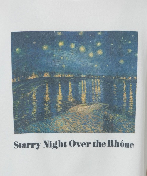 LAKOLE（ラコレ）の「【ラコレ アート】絵画裏毛プルオーバー / 635322（スウェット・メンズ・ホワイト/ホワイト系その他2/ブラック/ブラック系その他2・MEDIUM/LARGE）」の21枚目の写真