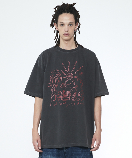 SSERPE（セルぺ）の「キャストドリームノーウォリスピグメントバンパルティチャコール（Tシャツ/カットソー・レディース・その他・MEDIUM/LARGE）」の2枚目の写真