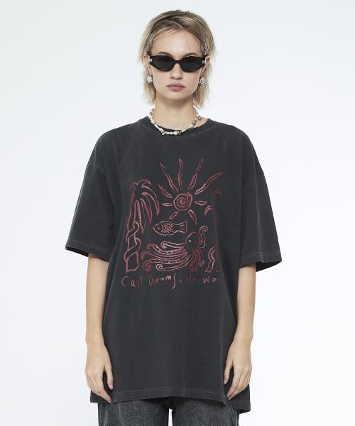 SSERPE（セルぺ）の「キャストドリームノーウォリスピグメントバンパルティチャコール（Tシャツ/カットソー・レディース・その他・MEDIUM/LARGE）」の3枚目の写真