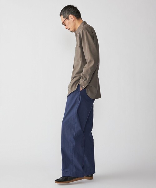 SHIPS（シップス）の「SHIPS: AUTHENTIC ナイロン カルゼ ワイド パンツ（その他パンツ・メンズ・ベージュ/ブルー/ナチュラル・SMALL/LARGE/MEDIUM）」の8枚目の写真