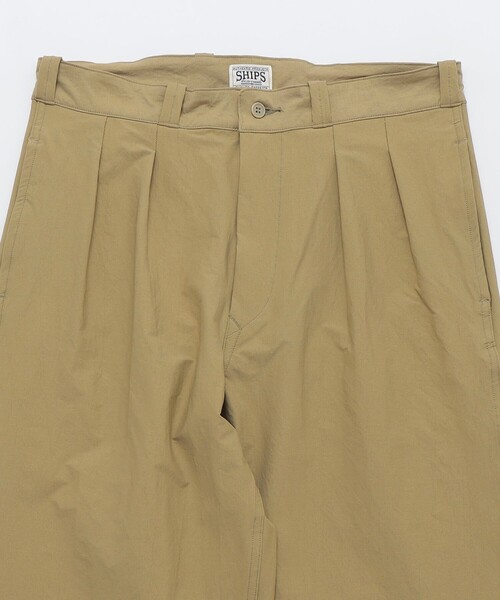 SHIPS（シップス）の「SHIPS: AUTHENTIC ナイロン カルゼ ワイド パンツ（その他パンツ・メンズ・ベージュ/ブルー/ナチュラル・SMALL/LARGE/MEDIUM）」の21枚目の写真