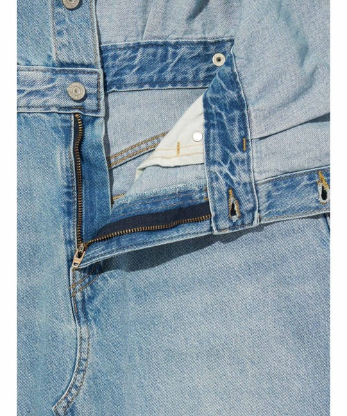 Levi's（リーバイス）の「Levi's/リーバイス Aラインデニムウエスタンドレス（シャツワンピース・レディース・ライトインディゴブルー・XS/S/M）」の13枚目の写真
