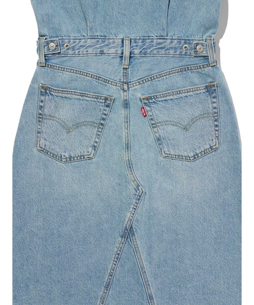 Levi's（リーバイス）の「Levi's/リーバイス Aラインデニムウエスタンドレス（シャツワンピース・レディース・ライトインディゴブルー・XS/S/M）」の14枚目の写真