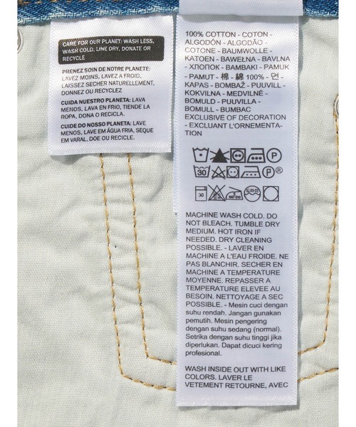 Levi's（リーバイス）の「Levi's/リーバイス Aラインデニムウエスタンドレス（シャツワンピース・レディース・ライトインディゴブルー・XS/S/M）」の18枚目の写真