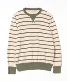 Red Fleece（レッドフリース）の「ボーダー柄長袖ニット（ニット/セーター）」