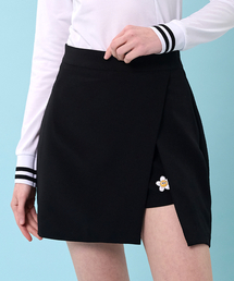 MACKY（マッキー）の「デイジースリットスカートパンツブラック（スカート）」