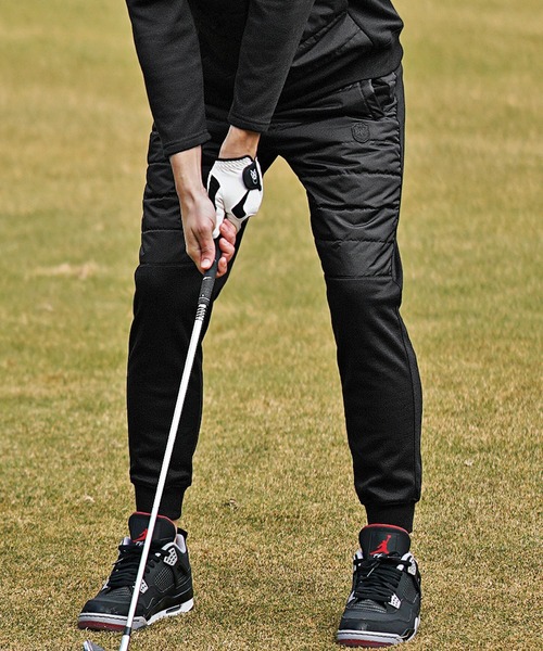 DIVINER GOLF】中綿キルト切替ジョガーパンツ メンズ ゴルフウェア