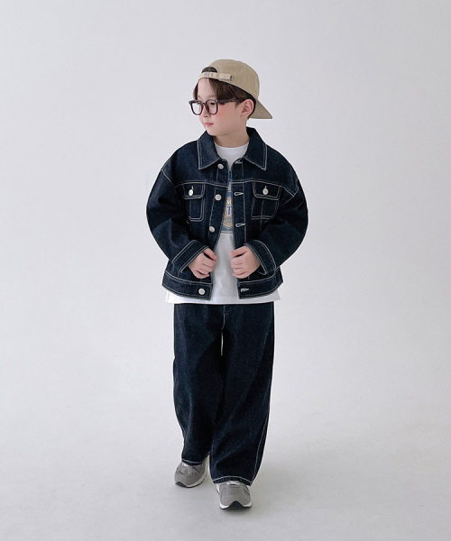 BERRYCLOSET（ベリークローゼット）の「ディトロイトデニムジャケット（ブルゾン・レディース・ダークブルー・7号）」の3枚目の写真
