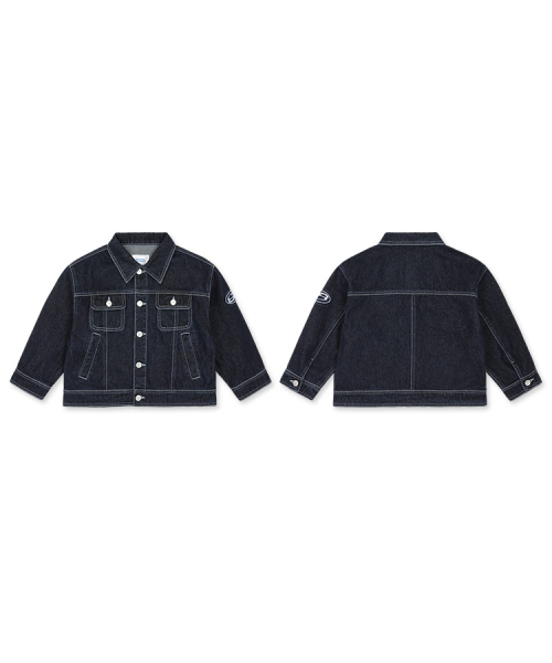 BERRYCLOSET（ベリークローゼット）の「ディトロイトデニムジャケット（ブルゾン・レディース・ダークブルー・7号）」の5枚目の写真