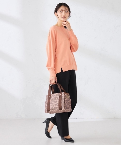 a.v.v（アーヴェヴェ）の「【2WAY】10ポケットバッグ（ショルダーバッグ・レディース・ブラウン/ベージュ/ブラック・38）」の9枚目の写真