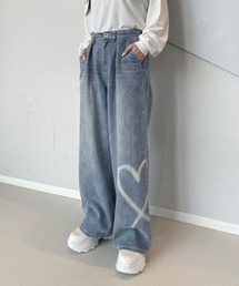 repipi armario | 【一部カラーTALLサイズ有】ホックデニムワイドパンツ(その他パンツ)