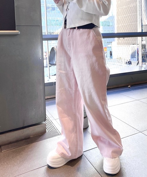 repipi armario（レピピ アルマリオ）の「【一部カラーTALLサイズ有】ホックデニムワイドパンツ（その他パンツ・キッズ・ライトピンク/ブラック系その他/ブルー/ブルー系その他/ベージュ・LARGE/MEDIUM/SMALL）」の5枚目の写真