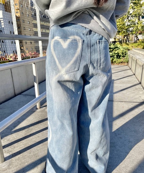 repipi armario（レピピ アルマリオ）の「【一部カラーTALLサイズ有】ホックデニムワイドパンツ（その他パンツ・キッズ・ライトピンク/ブラック系その他/ブルー/ブルー系その他/ベージュ・LARGE/MEDIUM/SMALL）」の7枚目の写真