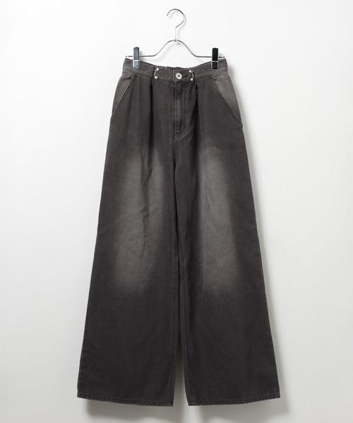 repipi armario（レピピ アルマリオ）の「【一部カラーTALLサイズ有】ホックデニムワイドパンツ（その他パンツ・キッズ・ライトピンク/ブラック系その他/ブルー/ブルー系その他/ベージュ・LARGE/MEDIUM/SMALL）」の9枚目の写真